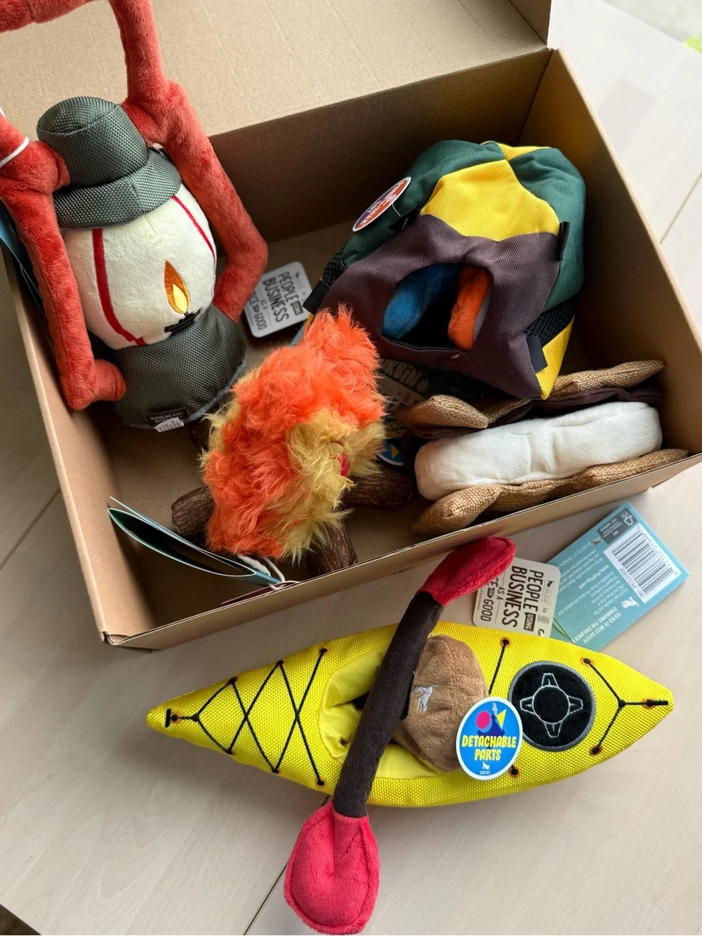 NWT Camp Corbin Plush Dog Toys - 3 available